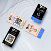 Google Review Request Kaart met Logo Kaart Visitekaartje