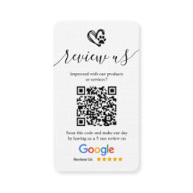 Google Review Request Logo & QR-code voor hondenve