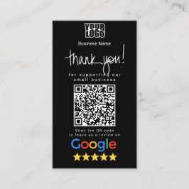 Google Review-sjabloon voor visitekaartjes