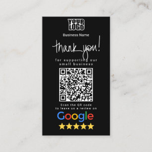 Google Review-sjabloon voor visitekaartjes