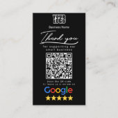 Google Review-sjabloon voor visitekaartjes (Voorkant)