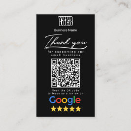 Google Review-sjabloon voor visitekaartjes