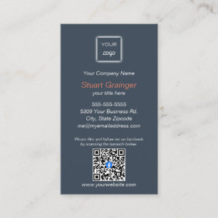 Google Review - Visitekaartje - Facebook QR Link