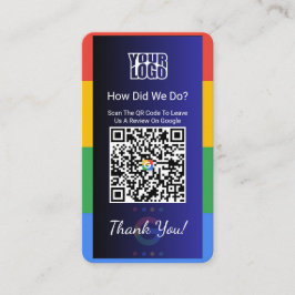 Google Review Visitekaartje met Facebook Link