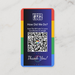 Google Review Visitekaartje met Facebook Link