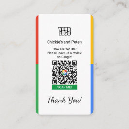 Google Review Visitekaartje voor kleine bedrijven