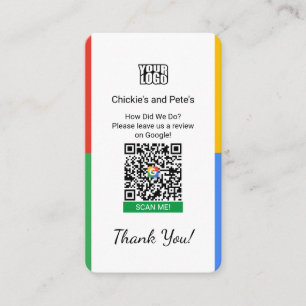Google Review Visitekaartje voor kleine bedrijven