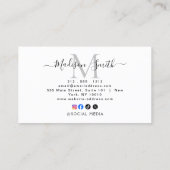 Google Review With QR Code Link Business Card Visitekaartje (Achterkant)