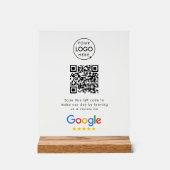 Google-Reviewen | Business Review Link QR Code Acryl Bord (Voorkant)