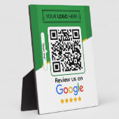 Google-Reviewen | Business Review Link QR Code Fotoplaat (Zijkant)