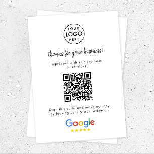 Google-Reviewen   Business Review Link QR Code Informatiekaartje