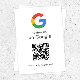 Google-Reviewen   Business Review Link QR Code Informatiekaartje