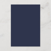 Google Reviewen Business Review Link QR Code Navy Informatiekaartje (Achterkant)