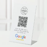 Google-Reviewen | Business Review Link QR Code Reclamebord Met Voetstuk<br><div class="desc">Een eenvoudige douane witte bedrijfscans om een google review QR code pedestal teken in een moderne minimalistische stijl te verlaten. De veelzijdige sjabloon kan gemakkelijk met uw bedrijf logo, grafisch of foto, code QR en douanetekst worden bijgewerkt. De logo op de site review kan eenvoudig worden vervangen door een andere...</div>