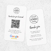 Google-Reviewen | Business Review Link QR Code Visitekaartje