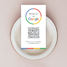 Google-Reviewen | Business Review Link QR Code Visitekaartje