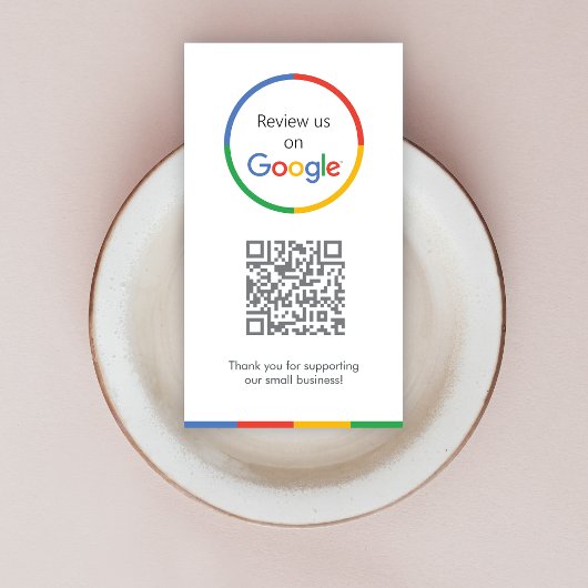 Google-Reviewen | Business Review Link QR Code Visitekaartje