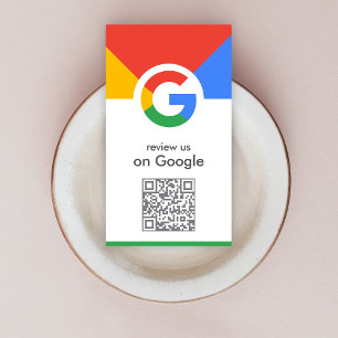 Google-Reviewen   Business Review Link QR Code Visitekaartje