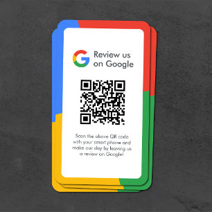 Google-Reviewen   Business Review Link QR Code Visitekaartje