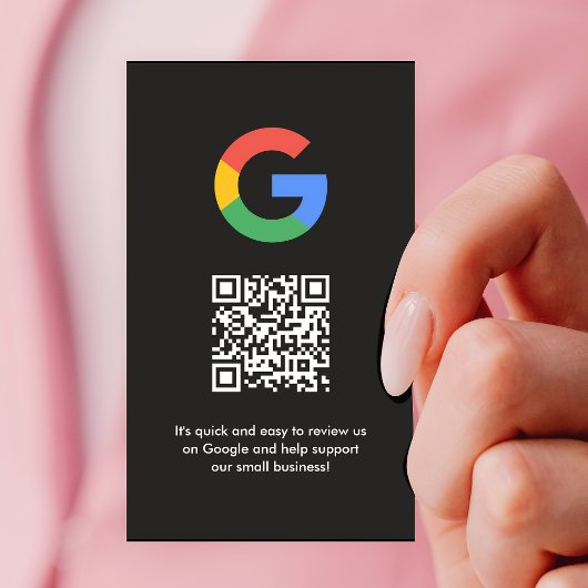 Google-Reviewen | Business Review Link QR Code Visitekaartje