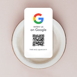 Google-Reviewen | Business Review Link QR Code Visitekaartje