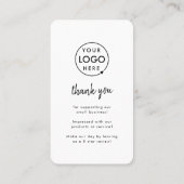 Google-Reviewen | Business Review Link QR Code Visitekaartje (Achterkant)