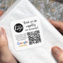 Google Reviewen Dank u Logo QR code