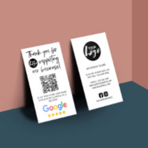 Google Reviewen Dank u Logo QR code
