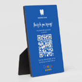 Google Reviewen Dentist Business Link QR Code Fotoplaat (Zijkant)