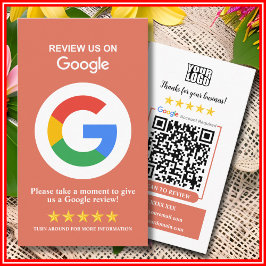Google-Reviewen | Laat een Review Terracotta QR Co Visitekaartje