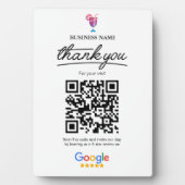 Google-Reviewen | QR-code cocktailbedrijf Fotoplaat (voorkant)