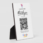 Google-Reviewen | QR-code cocktailbedrijf Fotoplaat (Zijkant)