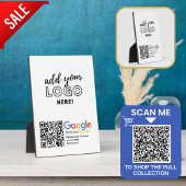 GOOGLE REVIEWEN QR-code Custom Branded Fotoplaat