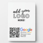GOOGLE REVIEWEN QR-code Custom Branded Fotoplaat (voorkant)