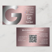 📡 Google-Reviewen Visitekaartje (Voorkant / Achterkant)