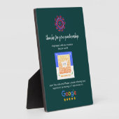 Google-Reviewen | Zakelijke beoordeling Aanvraag G Fotoplaat (Zijkant)