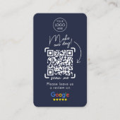 Google-Reviewen | Zakelijke Review | QR-code Busi Visitekaartje (Voorkant)