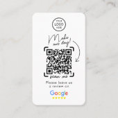 Google-Reviewen | Zakelijke Review | QR-code Busi Visitekaartje (Voorkant)