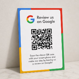 Google Reviews Bijlagekaart | QR-code invoeging Informatiekaartje