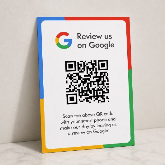 Google Reviews Bijlagekaart | QR-code invoeging Informatiekaartje