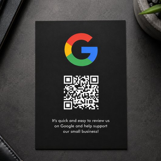 Google Reviews Bijlagekaart | QR-code invoeging Informatiekaartje