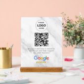 Google reviews qr-code tafelbord sign acryl bord (Huwelijk)