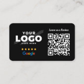 Google Reviews QR-code Zakelijke beoordelingslink Visitekaartje (Voorkant)