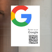 Google Reviews Ruitstickers | QR Code Vinylsticker Raamsticker