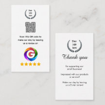 Google Reviews Tafelbord | QR-code Voetstuk