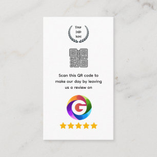 Google Reviews Tafelbord Sign QR Code Voetstuk Visitekaartje