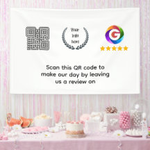Google Reviews Tafelbordje | QR-code deur borden