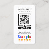 Google Reviews | Zakelijke beoordeling | QR-code Visitekaartje (Voorkant)