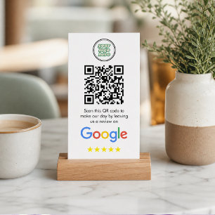 Google Reviews Zakelijke beoordelingslink QR-cod Visitekaartje