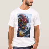 Google robot gepantserde T-shirt (Voorkant)